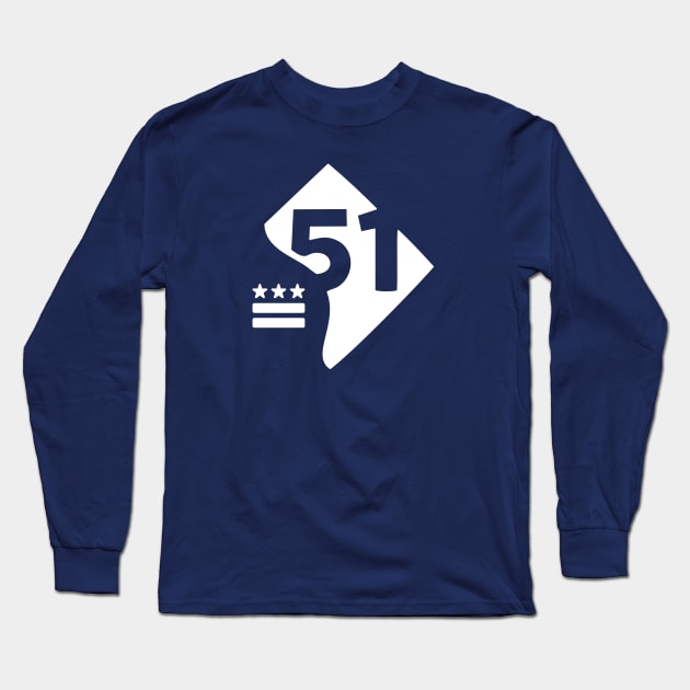 DC STATEHOOD (large) Long Sleeve T-Shirt by OF THIS CITY